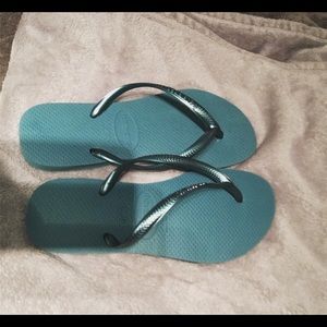 Authentic mineral blue havaianas!